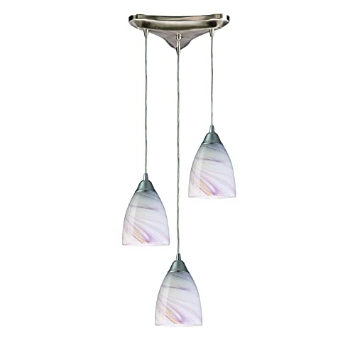 Elk Home Pierra Mini Pendant 3-Light Satin Nickel