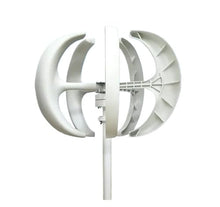 VBSNKLOI Wind Turbine Generator, 300W Wind Generator Kit 12V Vertical Axis 5-Blade Wind Power Unit with Controller Residential Commercial Applications