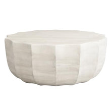 MgO Cement Coffee Table,Tea Cocktail Center Table for Indoor & Outdoor