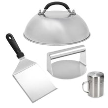 OEKFVCHVZ Barbecue Tool Set Crushed Hamburger Press Machine Pot Cover Spatula Flavor Bottle