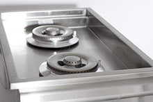 Bull Outdoor Products 30009 Natural Gas Slide-In Double Side Burner, Front and Back Design