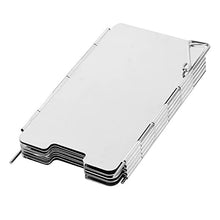 9 Windshield -Light Stainless Steel Plate Hiking Supplies Camping Accessories Outdoor Cooking