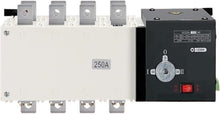 Dual-Power Automatic Transfer Switch, Manual/Automatic, Three-Phase Four-Wire, 4P, 100A, 250A, 400A, 630A(800A)