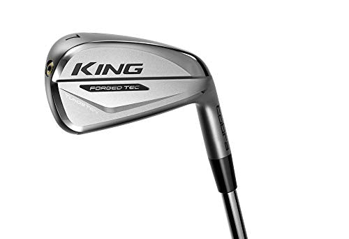 Cobra Golf 2020 King Forged Tec Iron Set Men's Left Hand Steel Reg Flex 4-PW Satin Chrome