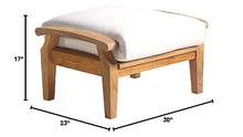 Douglas Nance Cayman Ottoman (Canvas)