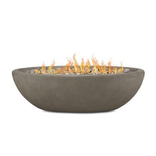 Lakeview Creekwood 58-Inch Oval Natural Gas Fire Bowl - Glacier Gray - (Ships as Propane w/NG Conversion Kit) - SC-592NG-GLG