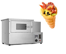 TXMACHINE 4 cone maker machine commercial pizza cone machine Handheld Pizza Making Machines for pizza shop with pizza oven,Display Cabinet (Pizza Oven, 110V/60HZ)