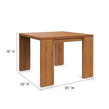 Modway Tahoe Acacia Wood 5-Piece Outdoor Patio Furniture Set in Natural Cocoa - Includes Lounge Chair and Sofa with Weather-Resistant Cushions, Plus Coffee Table