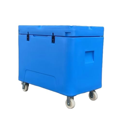 Wide Wheeled Dry Ice Cooler Chest Large Insulated Dry Ice Storage Box