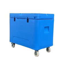 Wide Wheeled Dry Ice Cooler Chest Large Insulated Dry Ice Storage Box