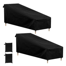 1Pcs Outdoor Lounger Protective Cover Waterproof Anti-UV Garden Patio Furniture Cover for Sunbed Recliner Lounge Chair NEW(5Pcs)