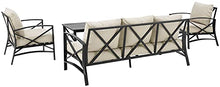 Crosley Furniture Kaplan 4-Piece Sofa Patio Set