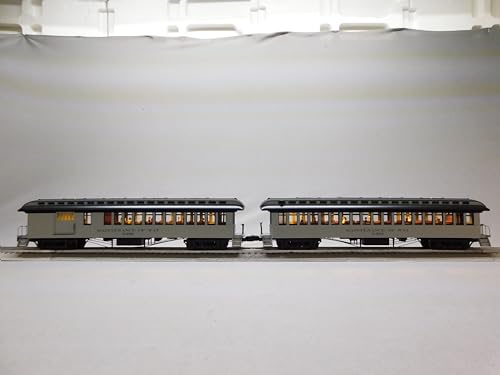 Lionel MOW Wood Combine Coach 2 Pack O Gauge Tan
