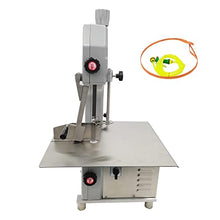 INTBUYING Frozen Meat Cutter Electric Bone Saw Machine Silver