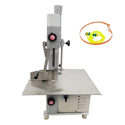 INTBUYING Frozen Meat Cutter Electric Bone Saw Machine Silver