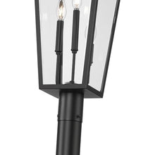 Z-Lite 5008PHXLR-5009P96 Gannon 3 Light 126" Tall Post Light - Black