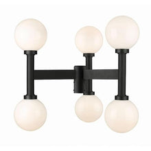Z-Lite Laurent Outdoor Post 6-Light 360 Total Watts Black