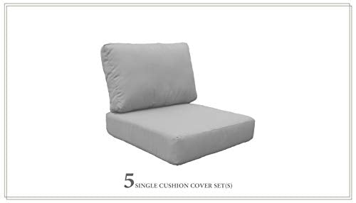 TK Classics Cushions MIAMI-05h Grey Patio Furniture