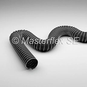 Master-Clip Medium & High Temperature Neoprene-Coated Fabric Hose 32in dia. x 25ft