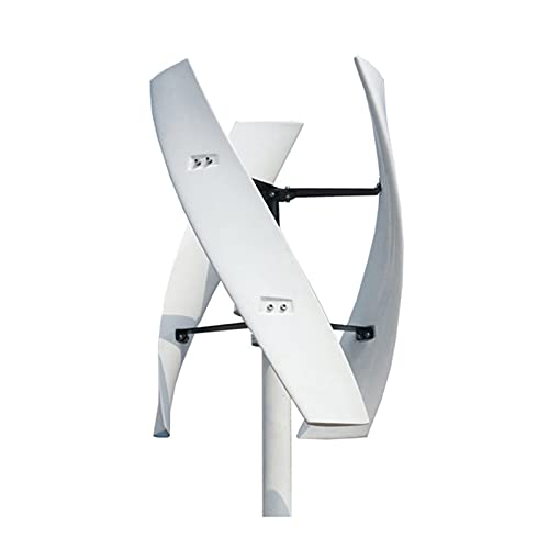 HUIZHITENGDA Wind Turbine Generator Set, 12V 24V 48V 220V 10000W Vertical Wind Power Turbine Generator Kit with Charge Controller for Home Factory Use (White),12v