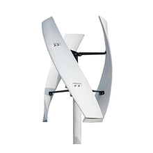 HUIZHITENGDA Wind Turbine Generator Set, 12V 24V 48V 220V 10000W Vertical Wind Power Turbine Generator Kit with Charge Controller for Home Factory Use (White),12v