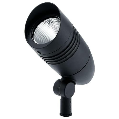 Kichler 16219BKT30 Transitional Accent from Landscape LED Collection in Black Finish, 8.50 inches