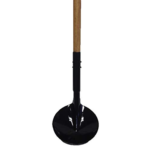 Sewer Spoon with Wood Pole (One Piece) (6')