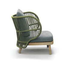 NEKCOCO Lounge Chair Outdoor Wicker Sofa Patio Terrace Garden Balcony Rattan Chair Leisure Sunscreen Waterproof Furniture