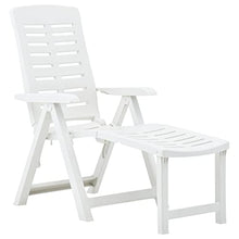 Beach Chair Lounge Chair Cover Sun Lounger Pool Sun Lounger Suitable for Beach Hotel Holiday Folding Sun Lounger Plastic White (White 23.2" x 42.5" x 42.5" (W x D x H))