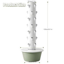XURUIUS Hydroponic Tower,Growing System,Vertical Garden Planter,Indoor Smart Garden Kit,with Movable Water Tank,for Gardening Lover (7)