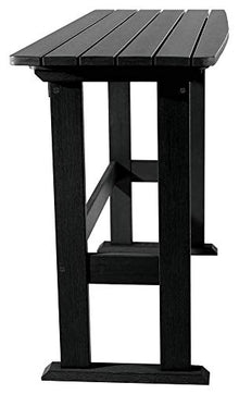 highwood Lehigh Counter Height Balcony Table, Black