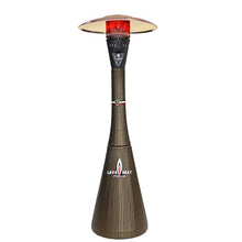 Lava Heat Italia PALERMO PRO T-LINE Patio Heater, 7.3 ft. Commercial Flame Heater, 46000 BTU, Triple Protection System, Durable Solid Steel Build, 36 sq. ft. Coverage Area (Propane, Bronze)