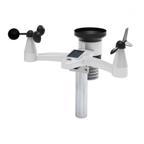 Rain Gauge Outdoor, WiFi Wireless Indoor Outdoor Weather Station with Sensor