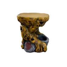 M3b6G8p1 bonsai pot stand Imitation Wooden Base Resin Plant Stand