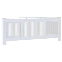 Engineered Wood Radiator Cover 2 Pack White 80.71 x 8.07 x 32.09 in