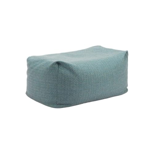 Outdoor Escape Green Ottoman for Patio, Lightweight Outdoor Pouf Ottoman for Deck or Poolside, Versatile Poof for Casual Garden Seating