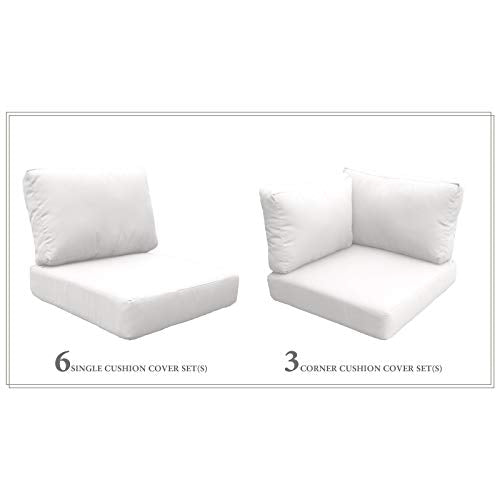 TK Classics Cushions Barbados 10a Patio Furniture Sail White