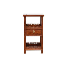 Couch End Table Wooden Chinese Style Living Room Sofa Side Table Wooden Furniture Small Side Table Corner Table Corner Tables for Living Room