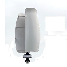 OLONETO 5000W Vertical Axis Maglev Wind Turbine Generator Kit 12V 24V 48V High Power Tulip Design External Windmill with MPPT Controller for Home Off Grid Energy System(White-A,24V)