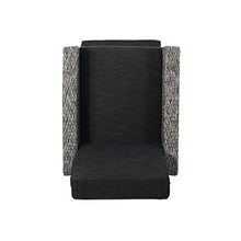 Christopher Knight Home Murdock Outdoor Recliner with Cushion Wicker Mixed Black/Dark Gray Set of 2