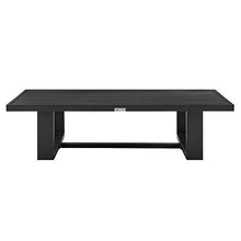 Armen Living Felicia Modern Outdoor Patio Conversation Set 4 Piece Black