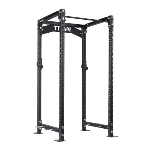 Titan Fitness 100" Black Bolt-Down Power Rack 2000 LB Capacity