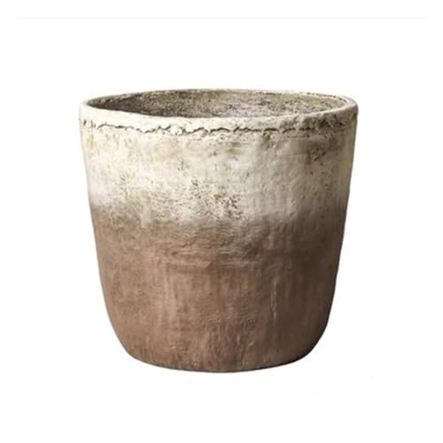 WOAITIANTIAN Flower Pots Plant Pots Cement with Holes Vintage Color Layered Flower Simple Creative Large Floor Planters(X-Large)