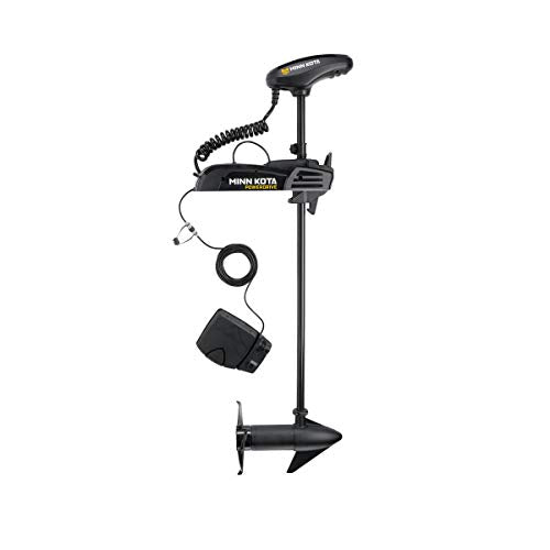 Minn Kota PowerDrive Freshwater Electric Steer Bow-Mount Trolling Motor 45 lbs Thrust 48" Shaft Black
