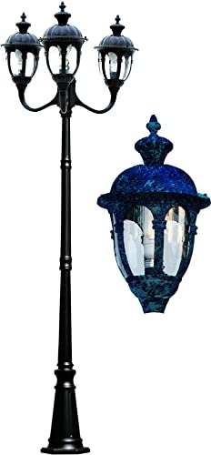 DABMAR LIGHTING INC 3-Head Post Fixture GM9310-VG