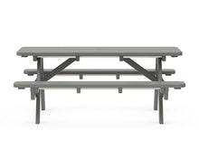POLYWOOD® Park Picnic Table, Slate Grey