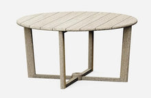 Grade-A Teak Wood Dining 60" Sema Round Weathered Teak Table #2535