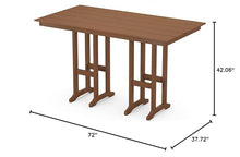 Trex Outdoor Furniture™ Monterey Bay 37" x 72" Bar Table in Tree House