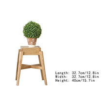 YYBOES Plant Pedestal Stand Wooden Vase Base Indoor Flower Pot Stand Flower Pot Display Stand Living Room Teapot Plant Display Stand High Plant Stand Pedestal Stands for Display