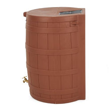 Good Ideas Rain Wizard Water Collection Barrel, 50 Gallon, Terra Cotta